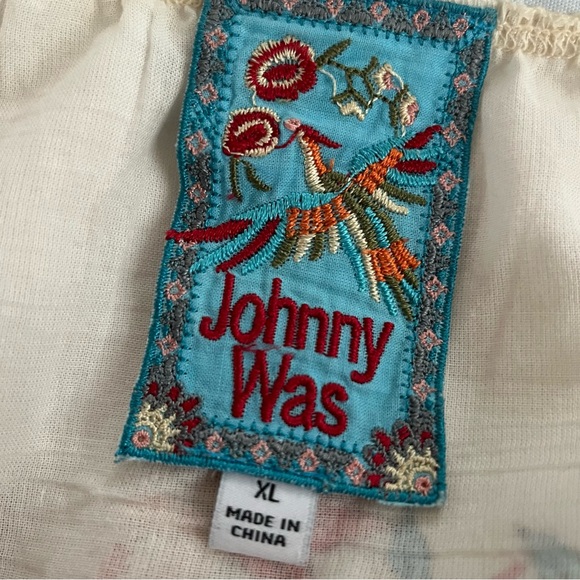 Johnny Was Laura Silk Floral Tiered Hem Maxi Skirt - Picture 8 of 9